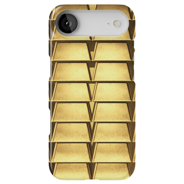 Gold Bar 4 Tough Cases For Apple iPhone (17, 16, 15, 14, 13, 12, 11, X, SE, 8, 7/ Air, Plus, Pro, Max, Mini, XR, XS), Print in USA