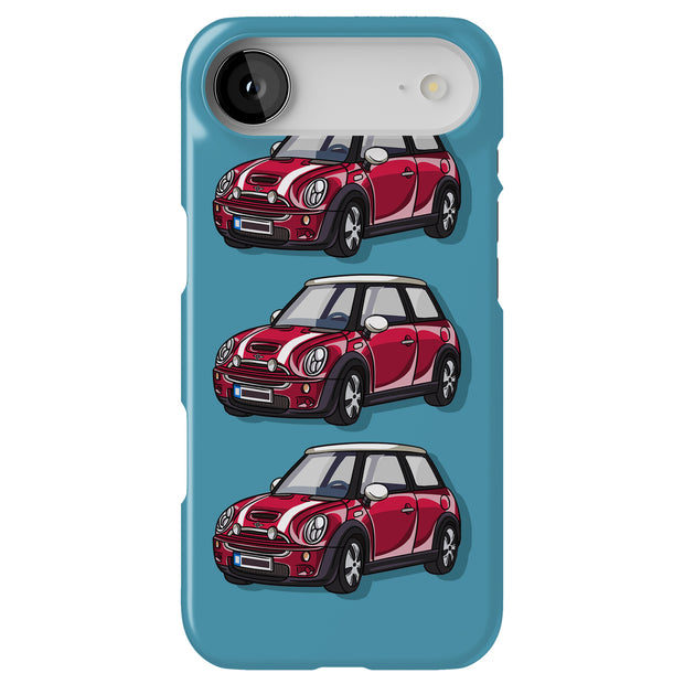 Mini Car Tough Cases For Apple iPhone (17, 16, 15, 14, 13, 12, 11, X, SE, 8, 7/ Air, Plus, Pro, Max, Mini, XR, XS), Print in USA