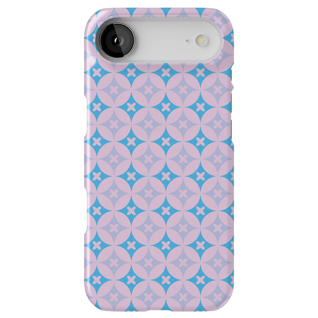 Blue X Circle Tough Cases For Apple iPhone (17, 16, 15, 14, 13, 12, 11, X, SE, 8, 7/ Air, Plus, Pro, Max, Mini, XR, XS), Print in USA