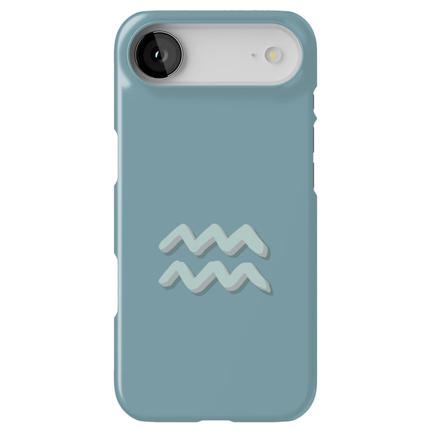 Aquarius Zodiac Tough Cases For Apple iPhone (17, 16, 15, 14, 13, 12, 11, X, SE, 8, 7/ Air, Plus, Pro, Max, Mini, XR, XS), Print in USA