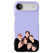 BTS KPOP 9 Tough Cases For Apple iPhone (17, 16, 15, 14, 13, 12, 11, X, SE, 8, 7/ Air, Plus, Pro, Max, Mini, XR, XS), Print in USA