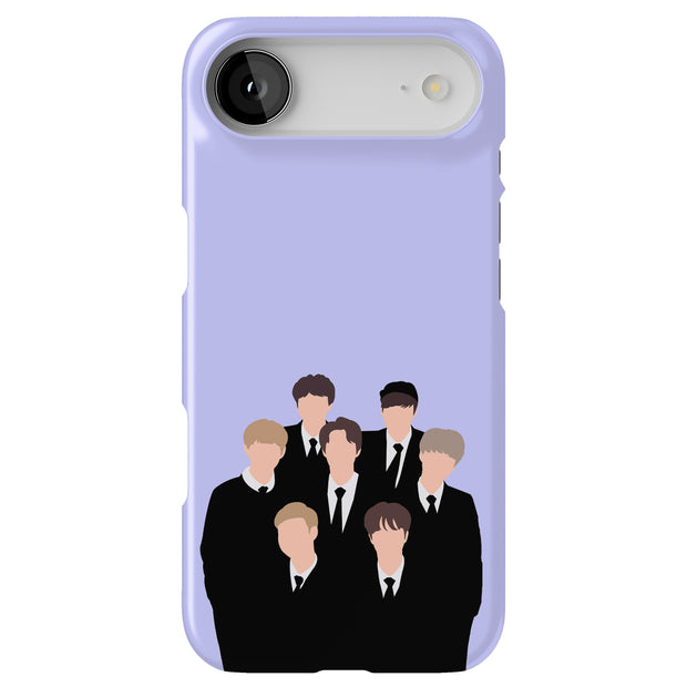 BTS KPOP 10 Tough Cases For Apple iPhone (17, 16, 15, 14, 13, 12, 11, X, SE, 8, 7/ Air, Plus, Pro, Max, Mini, XR, XS), Print in USA