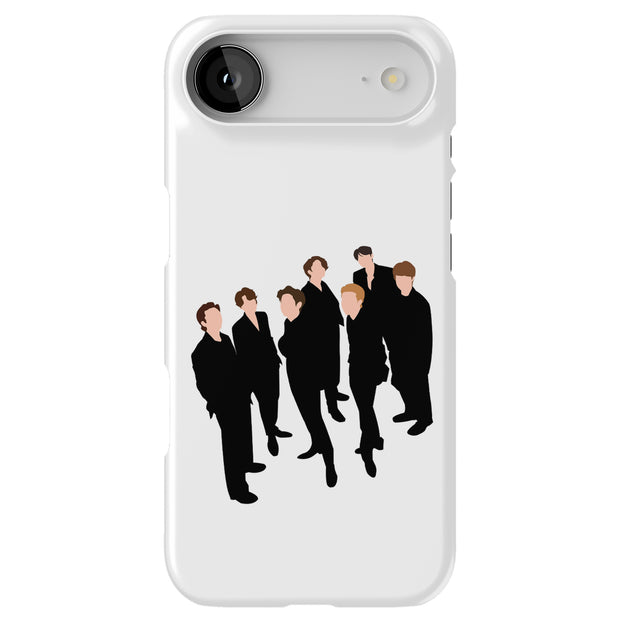 BTS Bangtan 12 Tough Cases For Apple iPhone (17, 16, 15, 14, 13, 12, 11, X, SE, 8, 7/ Air, Plus, Pro, Max, Mini, XR, XS), Print in USA