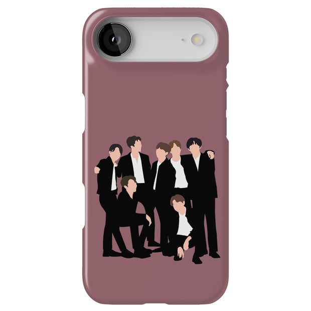 BTS Bangtan 15 Tough Cases For Apple iPhone (17, 16, 15, 14, 13, 12, 11, X, SE, 8, 7/ Air, Plus, Pro, Max, Mini, XR, XS), Print in USA