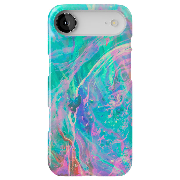 Opal Marble 6 Tough Cases For Apple iPhone (17, 16, 15, 14, 13, 12, 11, X, SE, 8, 7/ Air, Plus, Pro, Max, Mini, XR, XS), Print in USA