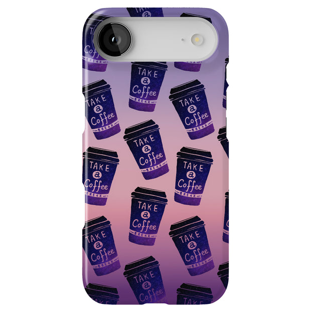 Take A Coffee Tough Cases For Apple iPhone (17, 16, 15, 14, 13, 12, 11, X, SE, 8, 7/ Air, Plus, Pro, Max, Mini, XR, XS), Print in USA
