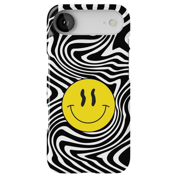 Trippy Smiley Tough Cases For Apple iPhone (17, 16, 15, 14, 13, 12, 11, X, SE, 8, 7/ Air, Plus, Pro, Max, Mini, XR, XS), Print in USA