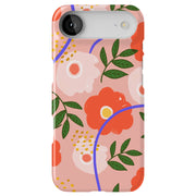Flower Design Tough Cases For Apple iPhone (17, 16, 15, 14, 13, 12, 11, X, SE, 8, 7/ Air, Plus, Pro, Max, Mini, XR, XS), Print in USA