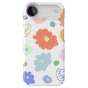 Flower Design 1 Tough Cases For Apple iPhone (17, 16, 15, 14, 13, 12, 11, X, SE, 8, 7/ Air, Plus, Pro, Max, Mini, XR, XS), Print in USA