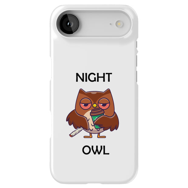 Night Owl  Tough Cases For Apple iPhone (17, 16, 15, 14, 13, 12, 11, X, SE, 8, 7/ Air, Plus, Pro, Max, Mini, XR, XS), Print in USA