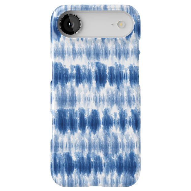 Blue Watercolor Tough Cases For Apple iPhone (17, 16, 15, 14, 13, 12, 11, X, SE, 8, 7/ Air, Plus, Pro, Max, Mini, XR, XS), Print in USA