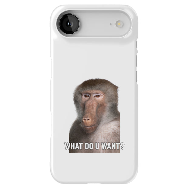 Meme Monkey 4 Tough Cases For Apple iPhone (17, 16, 15, 14, 13, 12, 11, X, SE, 8, 7/ Air, Plus, Pro, Max, Mini, XR, XS), Print in USA