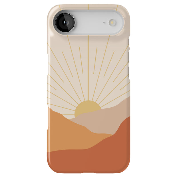 Sunset Pattern Tough Cases For Apple iPhone (17, 16, 15, 14, 13, 12, 11, X, SE, 8, 7/ Air, Plus, Pro, Max, Mini, XR, XS), Print in USA