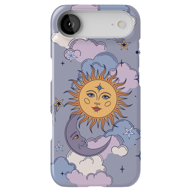 Sun Moon Stars Tough Cases For Apple iPhone (17, 16, 15, 14, 13, 12, 11, X, SE, 8, 7/ Air, Plus, Pro, Max, Mini, XR, XS), Print in USA