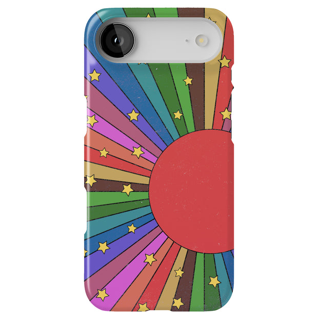 Colorful Sun Tough Cases For Apple iPhone (17, 16, 15, 14, 13, 12, 11, X, SE, 8, 7/ Air, Plus, Pro, Max, Mini, XR, XS), Print in USA