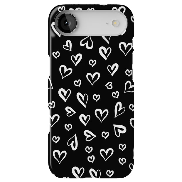 White Hearts Tough Cases For Apple iPhone (17, 16, 15, 14, 13, 12, 11, X, SE, 8, 7/ Air, Plus, Pro, Max, Mini, XR, XS), Print in USA