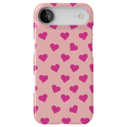 Cute Pink Love Tough Cases For Apple iPhone (17, 16, 15, 14, 13, 12, 11, X, SE, 8, 7/ Air, Plus, Pro, Max, Mini, XR, XS), Print in USA