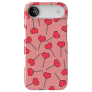 Lollypop Hearts Tough Cases For Apple iPhone (17, 16, 15, 14, 13, 12, 11, X, SE, 8, 7/ Air, Plus, Pro, Max, Mini, XR, XS), Print in USA