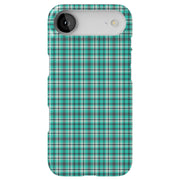Blue Plaid Tough Cases For Apple iPhone (17, 16, 15, 14, 13, 12, 11, X, SE, 8, 7/ Air, Plus, Pro, Max, Mini, XR, XS), Print in USA