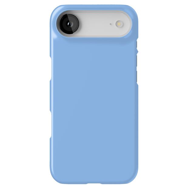 Sky Blue Color Tough Cases For Apple iPhone (17, 16, 15, 14, 13, 12, 11, X, SE, 8, 7/ Air, Plus, Pro, Max, Mini, XR, XS), Print in USA