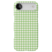 Pale Green Grid Tough Cases For Apple iPhone (17, 16, 15, 14, 13, 12, 11, X, SE, 8, 7/ Air, Plus, Pro, Max, Mini, XR, XS), Print in USA