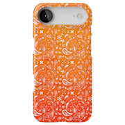 Orange Bandana Tough Cases For Apple iPhone (17, 16, 15, 14, 13, 12, 11, X, SE, 8, 7/ Air, Plus, Pro, Max, Mini, XR, XS), Print in USA