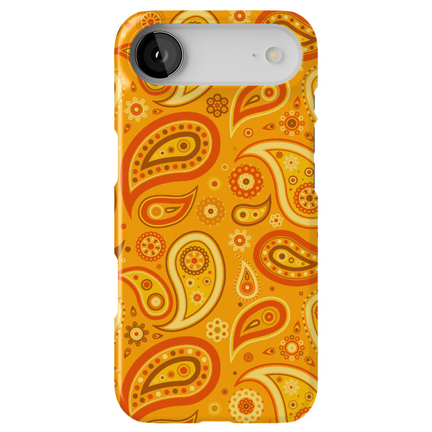 Yellow Bandana Tough Cases For Apple iPhone (17, 16, 15, 14, 13, 12, 11, X, SE, 8, 7/ Air, Plus, Pro, Max, Mini, XR, XS), Print in USA