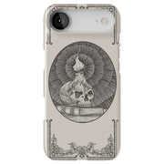 Skull Art Black Tough Cases For Apple iPhone (17, 16, 15, 14, 13, 12, 11, X, SE, 8, 7/ Air, Plus, Pro, Max, Mini, XR, XS), Print in USA