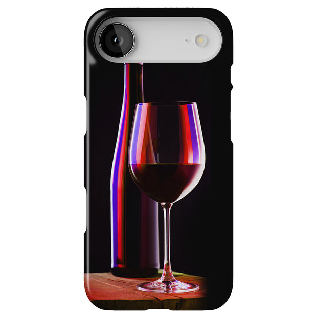 Red Wine Glass Tough Cases For Apple iPhone (17, 16, 15, 14, 13, 12, 11, X, SE, 8, 7/ Air, Plus, Pro, Max, Mini, XR, XS), Print in USA