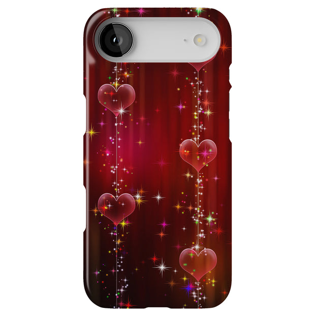 Shinny Hearts Tough Cases For Apple iPhone (17, 16, 15, 14, 13, 12, 11, X, SE, 8, 7/ Air, Plus, Pro, Max, Mini, XR, XS), Print in USA