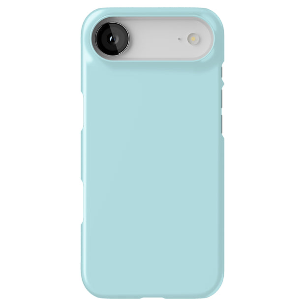 Light Cyan Tough Cases For Apple iPhone (17, 16, 15, 14, 13, 12, 11, X, SE, 8, 7/ Air, Plus, Pro, Max, Mini, XR, XS), Print in USA