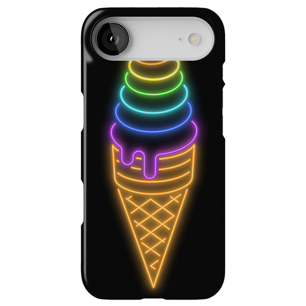 Ice Cream Sign Tough Cases For Apple iPhone (17, 16, 15, 14, 13, 12, 11, X, SE, 8, 7/ Air, Plus, Pro, Max, Mini, XR, XS), Print in USA