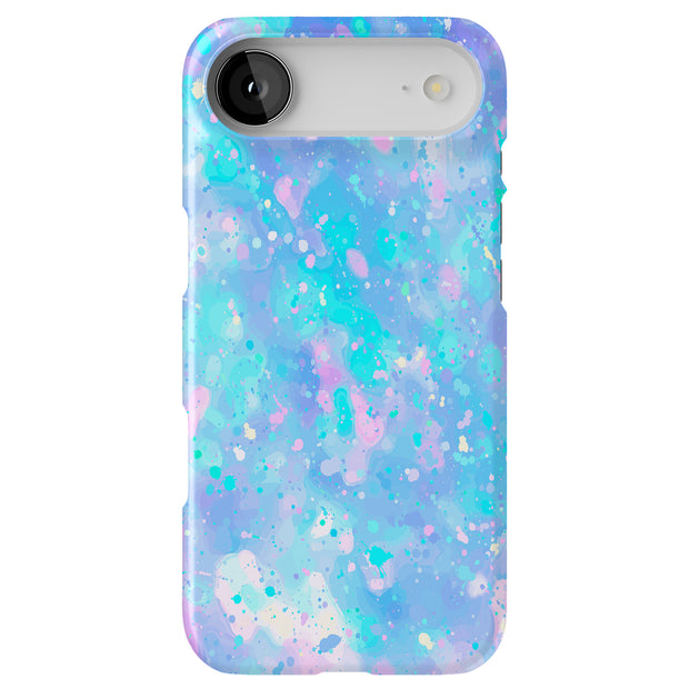 Watercolor Rain Tough Cases For Apple iPhone (17, 16, 15, 14, 13, 12, 11, X, SE, 8, 7/ Air, Plus, Pro, Max, Mini, XR, XS), Print in USA