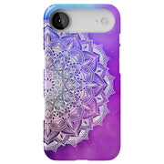 Purple Mandala Tough Cases For Apple iPhone (17, 16, 15, 14, 13, 12, 11, X, SE, 8, 7/ Air, Plus, Pro, Max, Mini, XR, XS), Print in USA