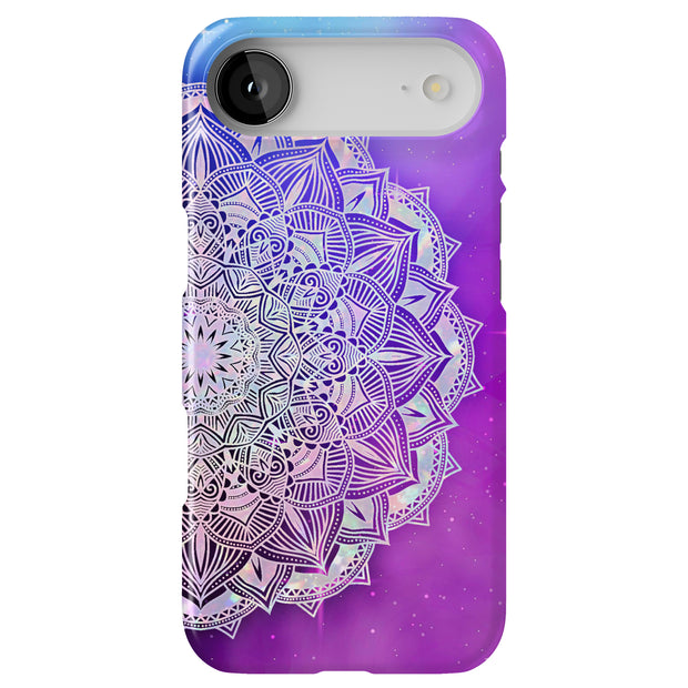 Purple Mandala Tough Cases For Apple iPhone (17, 16, 15, 14, 13, 12, 11, X, SE, 8, 7/ Air, Plus, Pro, Max, Mini, XR, XS), Print in USA