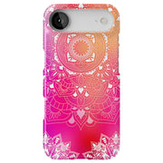 Pink Mandala Tough Cases For Apple iPhone (17, 16, 15, 14, 13, 12, 11, X, SE, 8, 7/ Air, Plus, Pro, Max, Mini, XR, XS), Print in USA
