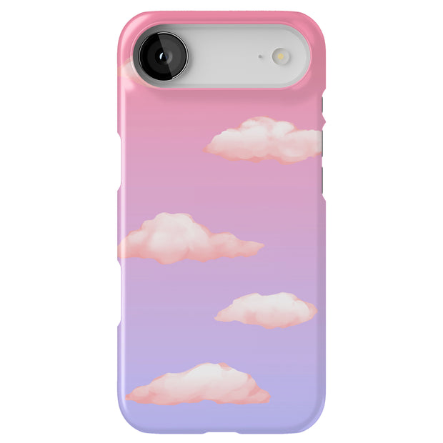 Pink Clouds Tough Cases For Apple iPhone (17, 16, 15, 14, 13, 12, 11, X, SE, 8, 7/ Air, Plus, Pro, Max, Mini, XR, XS), Print in USA