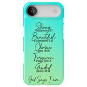 Christian 1 Tough Cases For Apple iPhone (17, 16, 15, 14, 13, 12, 11, X, SE, 8, 7/ Air, Plus, Pro, Max, Mini, XR, XS), Print in USA