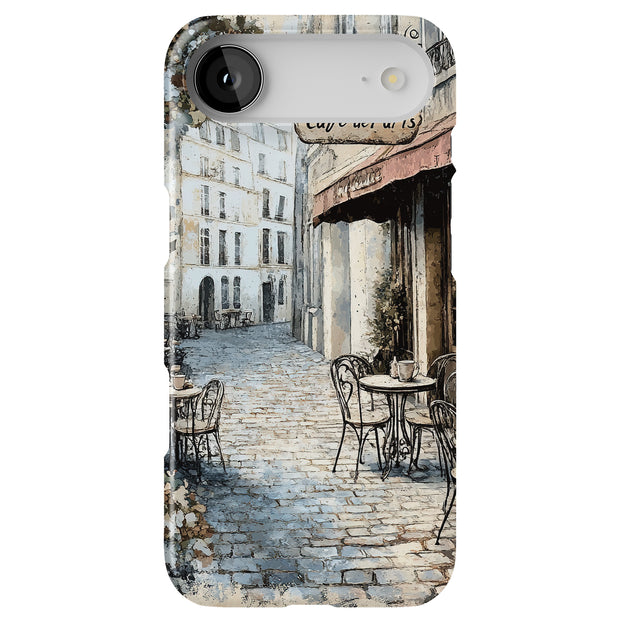 Parisian Café 2 Tough Cases For Apple iPhone (17, 16, 15, 14, 13, 12, 11, X, SE, 8, 7/ Air, Plus, Pro, Max, Mini, XR, XS), Print in USA