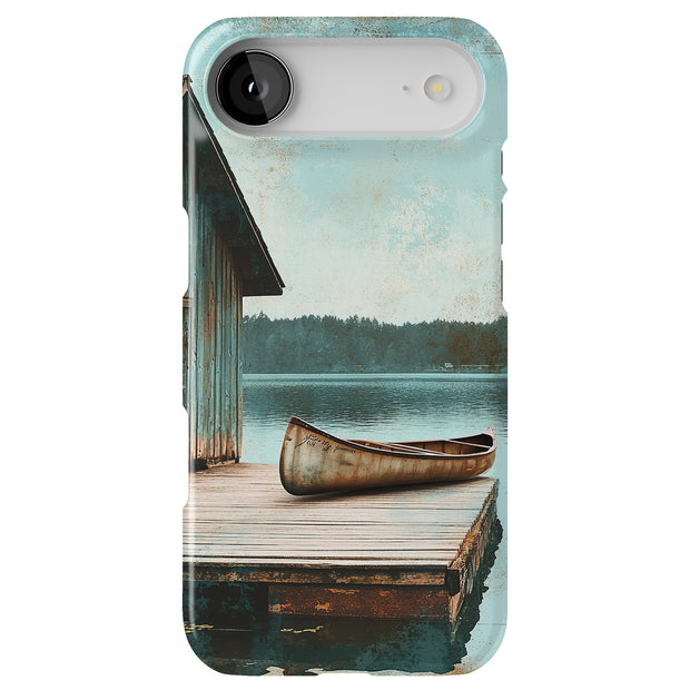 Old Boathouse 1 Tough Cases For Apple iPhone (17, 16, 15, 14, 13, 12, 11, X, SE, 8, 7/ Air, Plus, Pro, Max, Mini, XR, XS), Print in USA