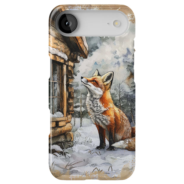 Winter Snow Fox Tough Cases For Apple iPhone (17, 16, 15, 14, 13, 12, 11, X, SE, 8, 7/ Air, Plus, Pro, Max, Mini, XR, XS), Print in USA
