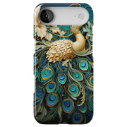 Peacock Feather Tough Cases For Apple iPhone (17, 16, 15, 14, 13, 12, 11, X, SE, 8, 7/ Air, Plus, Pro, Max, Mini, XR, XS), Print in USA