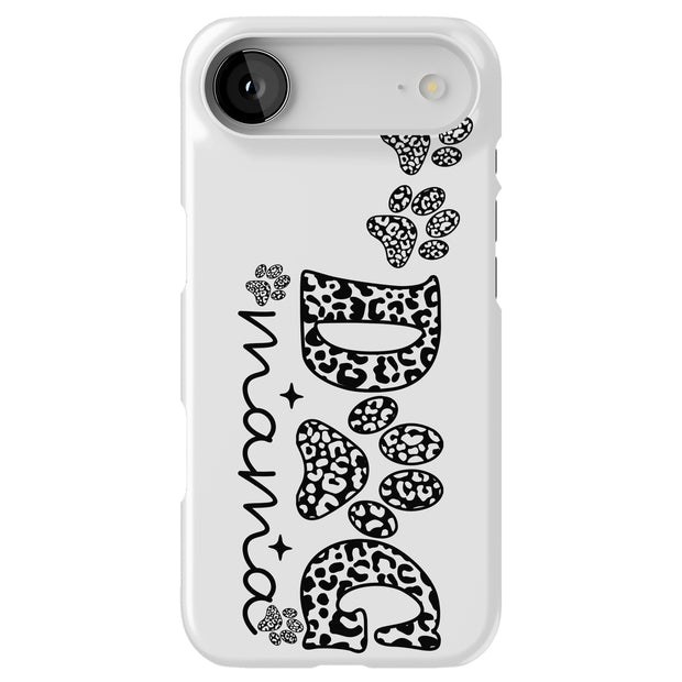 Dog Mama Paws 1 Tough Cases For Apple iPhone (17, 16, 15, 14, 13, 12, 11, X, SE, 8, 7/ Air, Plus, Pro, Max, Mini, XR, XS), Print in USA