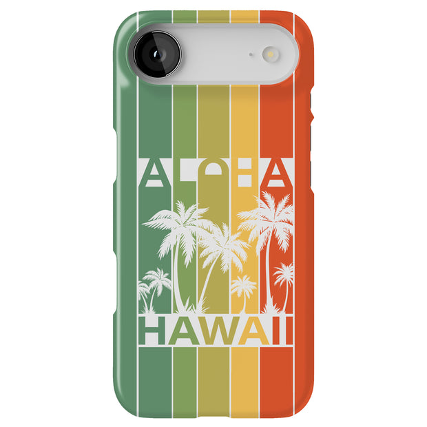 Hawaii Palms Tough Cases For Apple iPhone (17, 16, 15, 14, 13, 12, 11, X, SE, 8, 7/ Air, Plus, Pro, Max, Mini, XR, XS), Print in USA