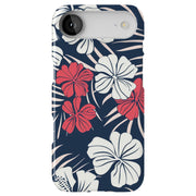 Floral Hawaii 2 Tough Cases For Apple iPhone (17, 16, 15, 14, 13, 12, 11, X, SE, 8, 7/ Air, Plus, Pro, Max, Mini, XR, XS), Print in USA