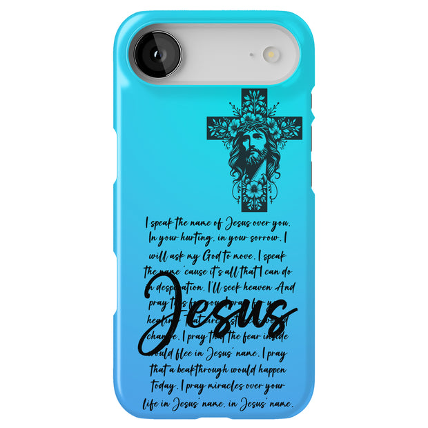 Speak of Jesus Tough Cases For Apple iPhone (17, 16, 15, 14, 13, 12, 11, X, SE, 8, 7/ Air, Plus, Pro, Max, Mini, XR, XS), Print in USA