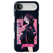 Pink Anime Girl Tough Cases For Apple iPhone (17, 16, 15, 14, 13, 12, 11, X, SE, 8, 7/ Air, Plus, Pro, Max, Mini, XR, XS), Print in USA