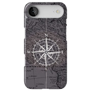 Map Compass Tough Cases For Apple iPhone (17, 16, 15, 14, 13, 12, 11, X, SE, 8, 7/ Air, Plus, Pro, Max, Mini, XR, XS), Print in USA