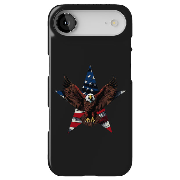 Patriotic Eagle Tough Cases For Apple iPhone (17, 16, 15, 14, 13, 12, 11, X, SE, 8, 7/ Air, Plus, Pro, Max, Mini, XR, XS), Print in USA