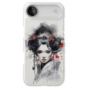 Japan Geisha Tough Cases For Apple iPhone (17, 16, 15, 14, 13, 12, 11, X, SE, 8, 7/ Air, Plus, Pro, Max, Mini, XR, XS), Print in USA